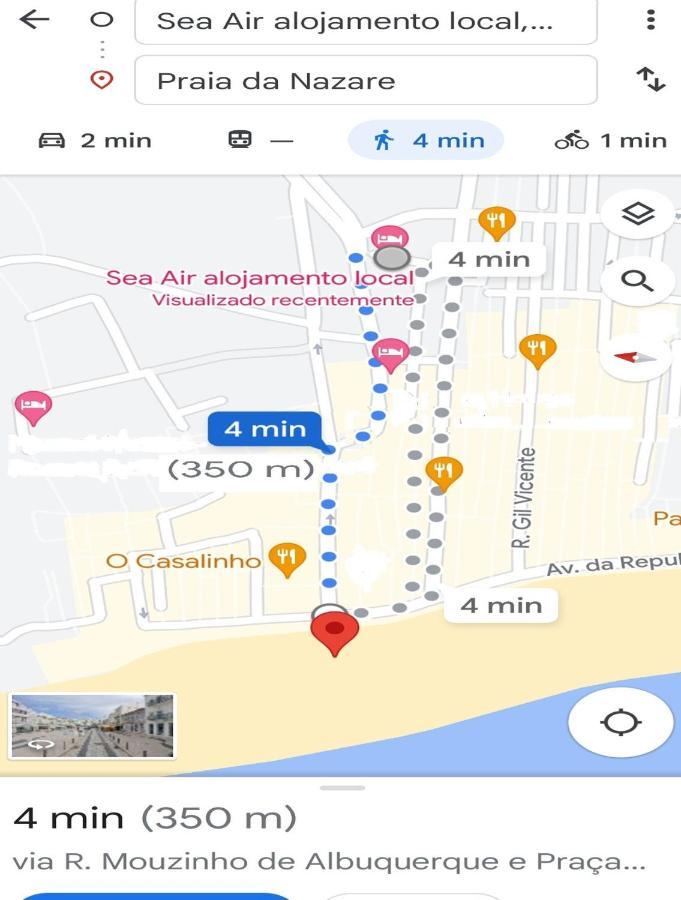 Sea Air Alojamento Local نازاريه المظهر الخارجي الصورة